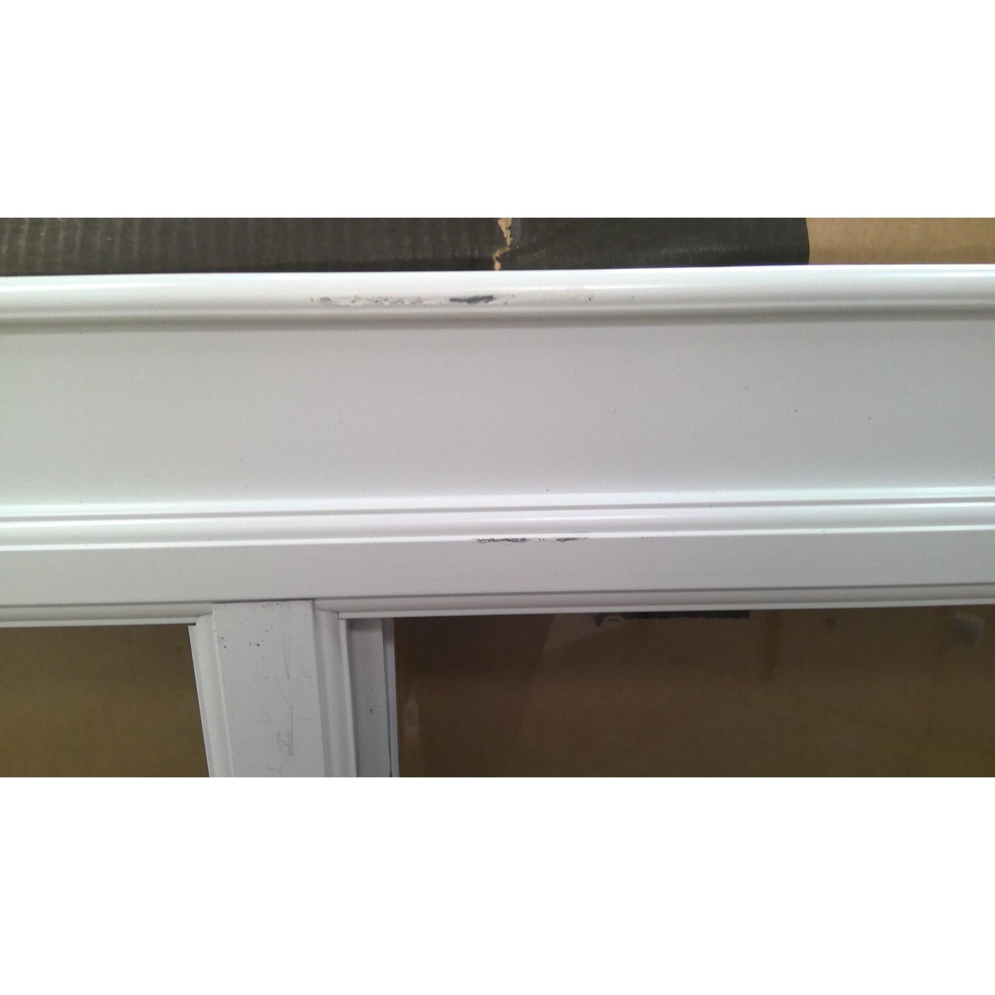 Split Fullview 36-in x 81-in White Aluminum Reversible Hinge Storm Door with Retractable Screen