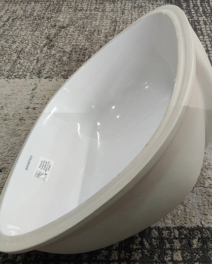 White Porcelain Undermount Sink