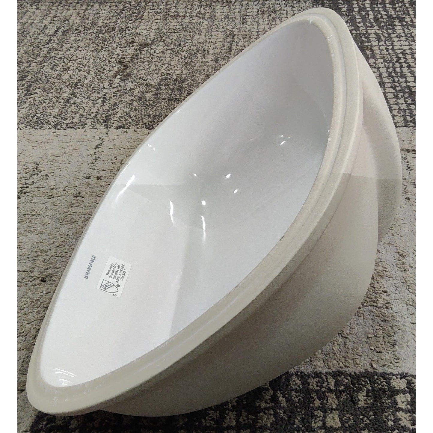 White Porcelain Undermount Sink
