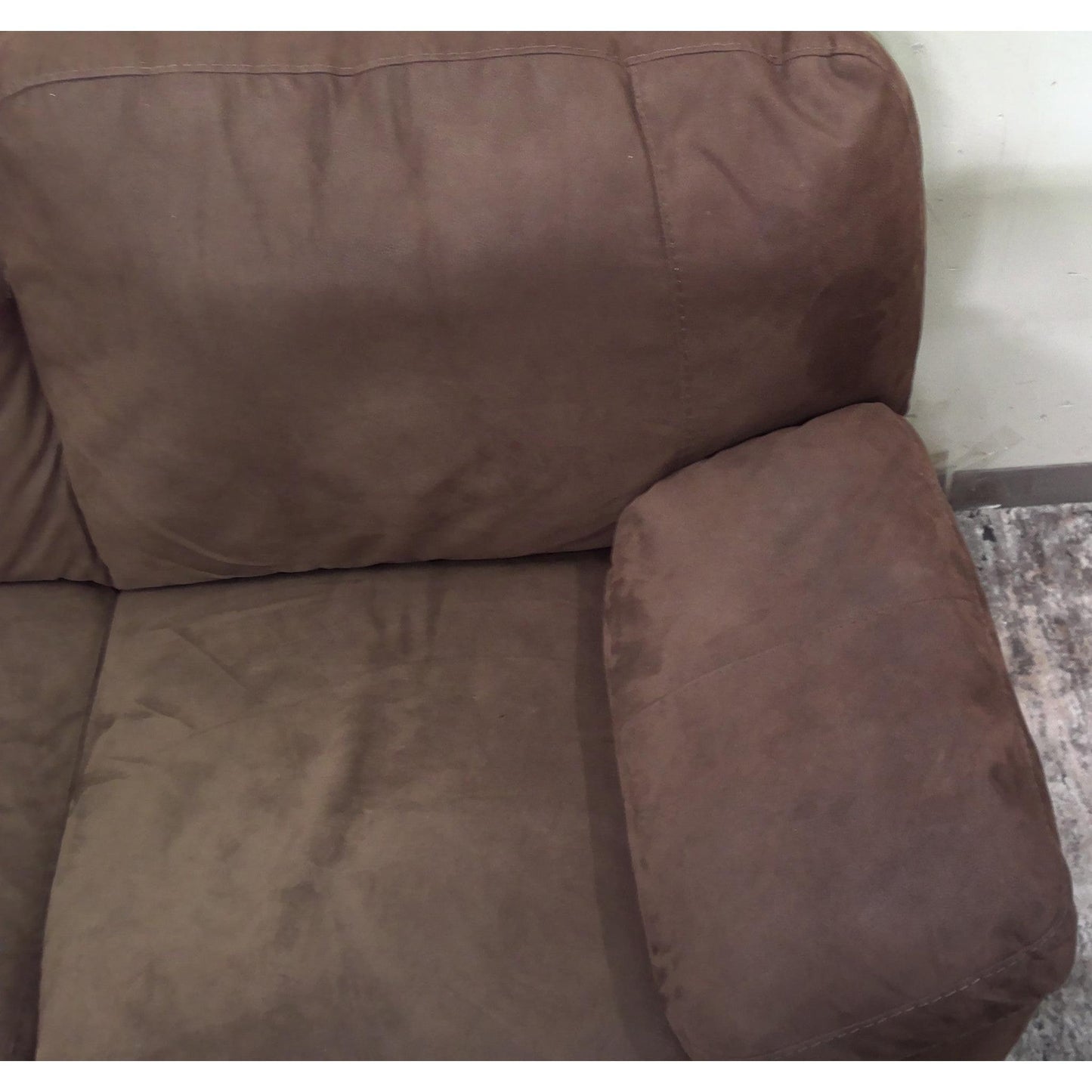 66" Brown Loveseat