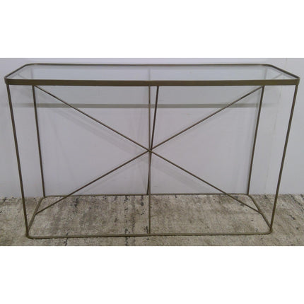 48" Glass Top Sofa Table (Added 07/15/2026)