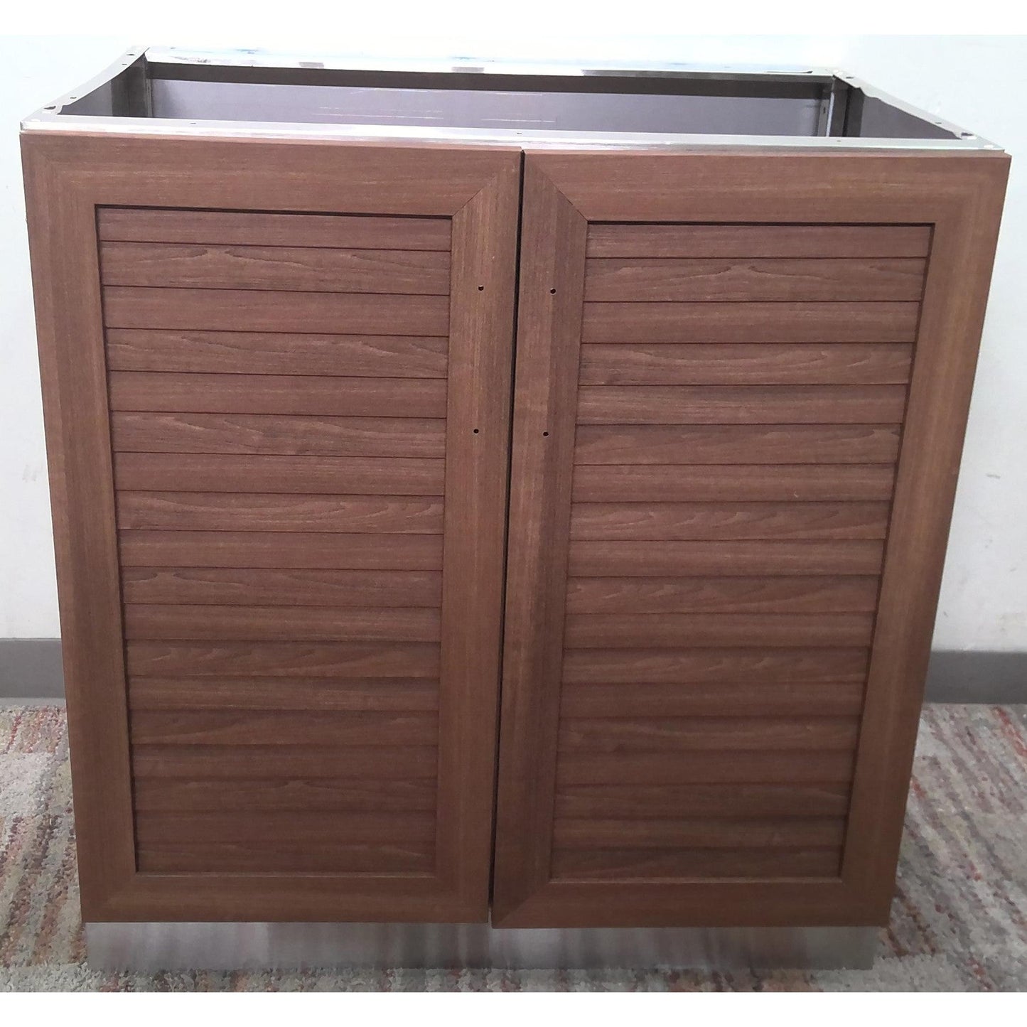 32" Stainless Steel 2-Door Outdoor Kitchen Cabinet