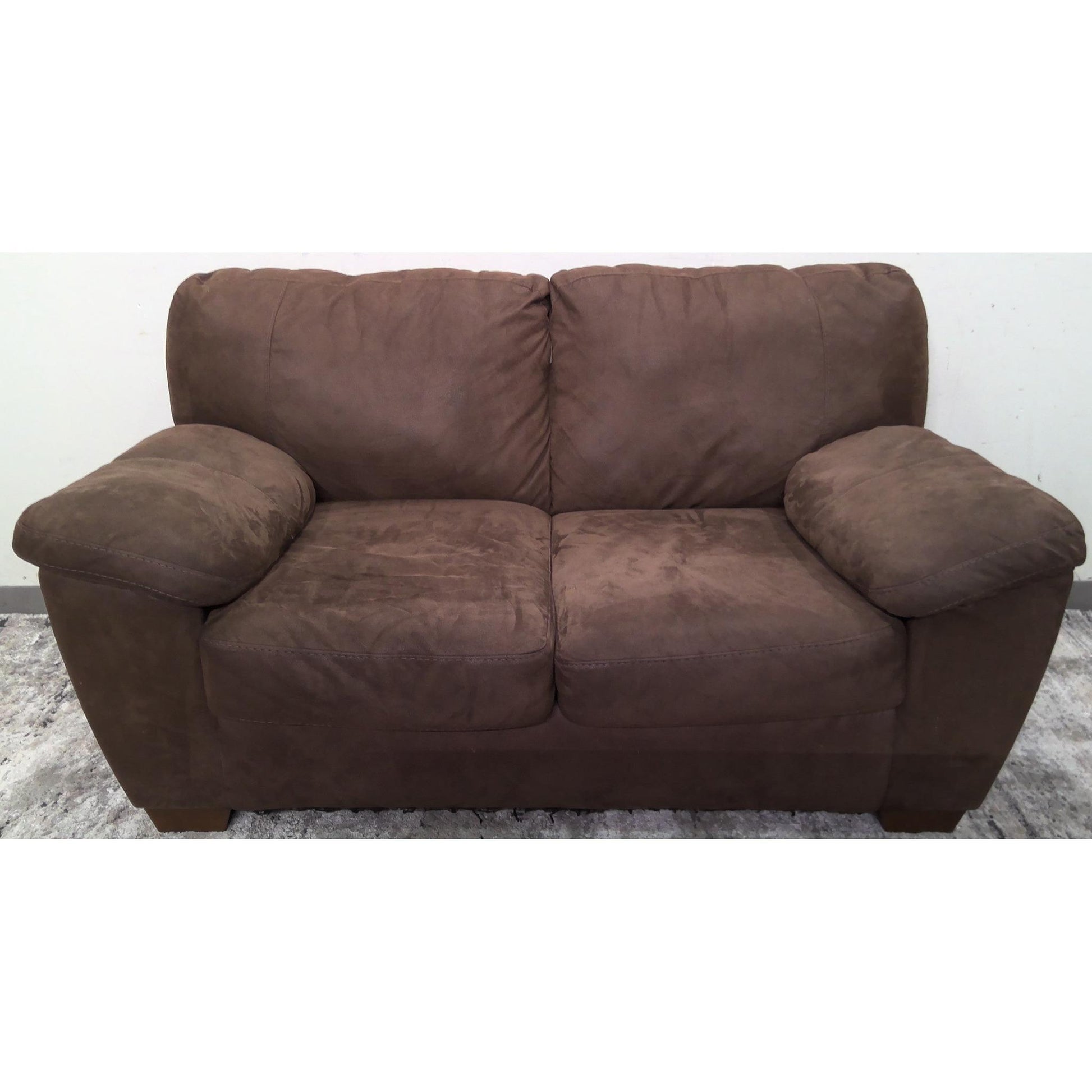 66" Brown Loveseat