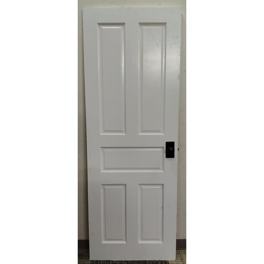 28" x 77" White Int. Solid-Core Door