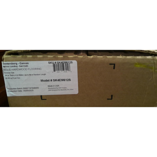 55 Square Feet of Canvas Hardwood Flooring (3 Boxes)