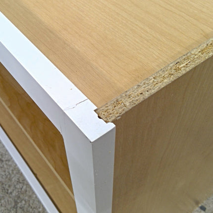 36" x 24" White Upper Cabinet (MIssing Door)