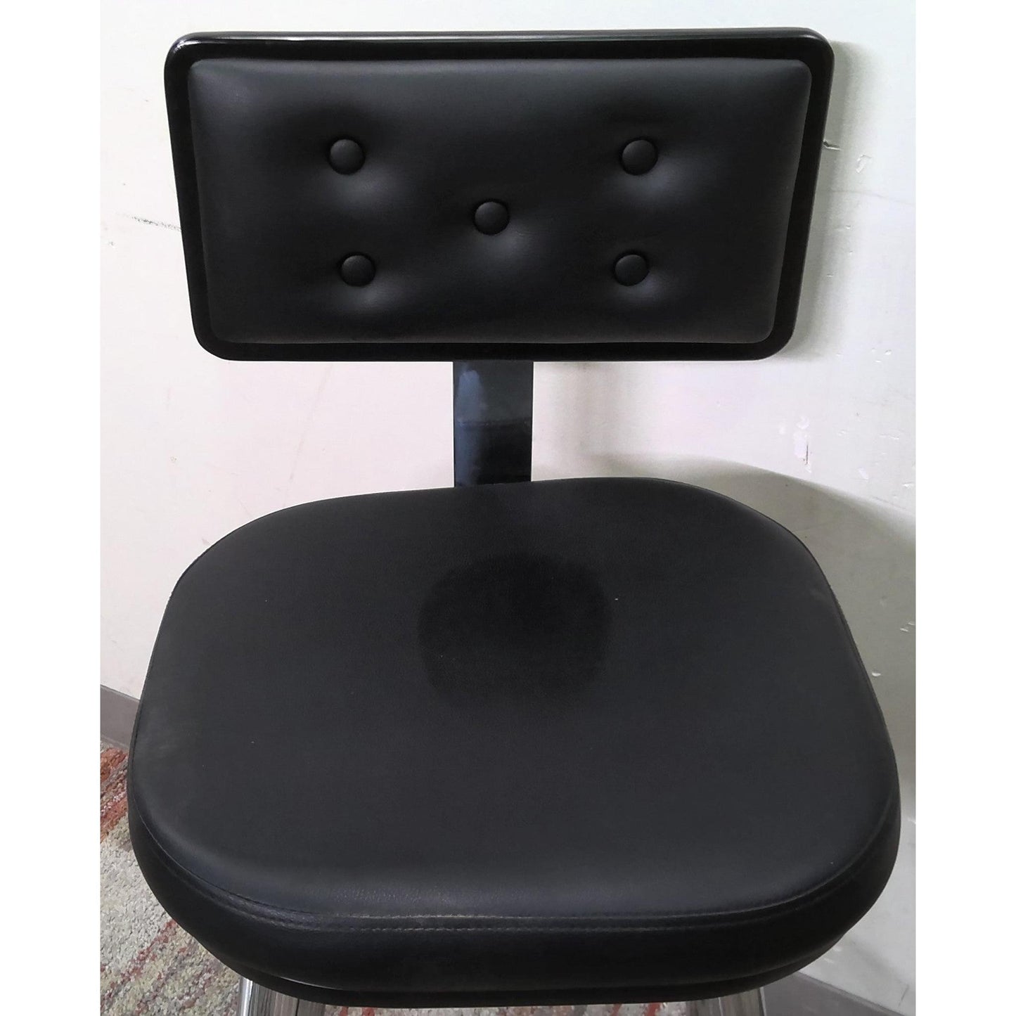 Black and Chrome Barstool