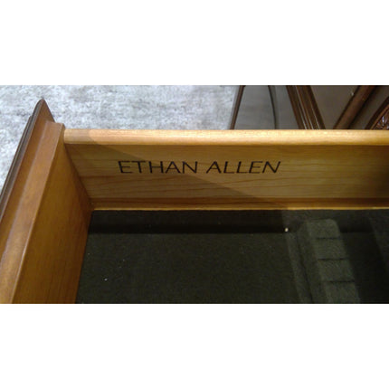 Ethan Allen Cherry Wood Flip Top Buffet Server