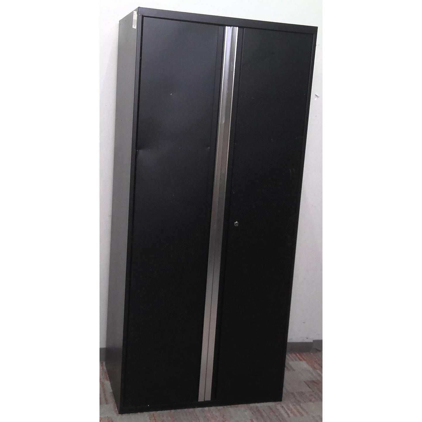 36" x 80" Black Multi-Use Steel Storage Locker