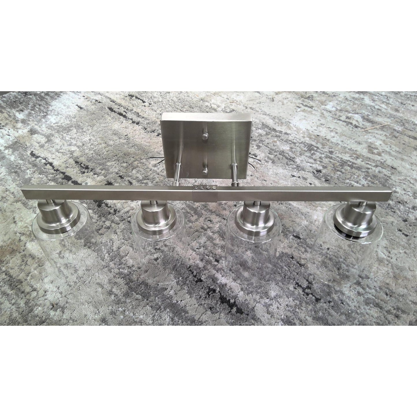 4-Light Brushed Nickel Vanity Light