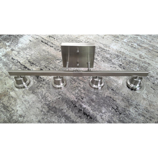 4-Light Brushed Nickel Vanity Light