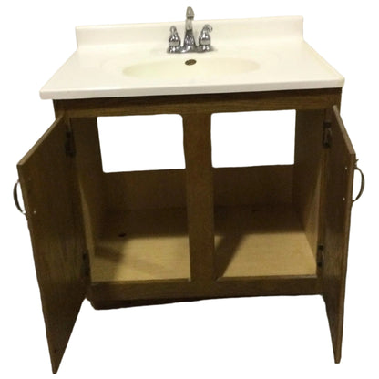 31" x 36" Vanity Cabinet with Faucet