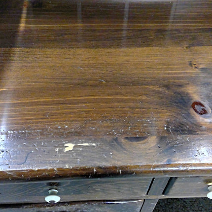 55" Wood Rolltop Desk
