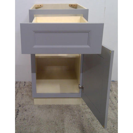 18" Gray 1-Drawer Plywood Base Cabinet (Added 07/31/2026)