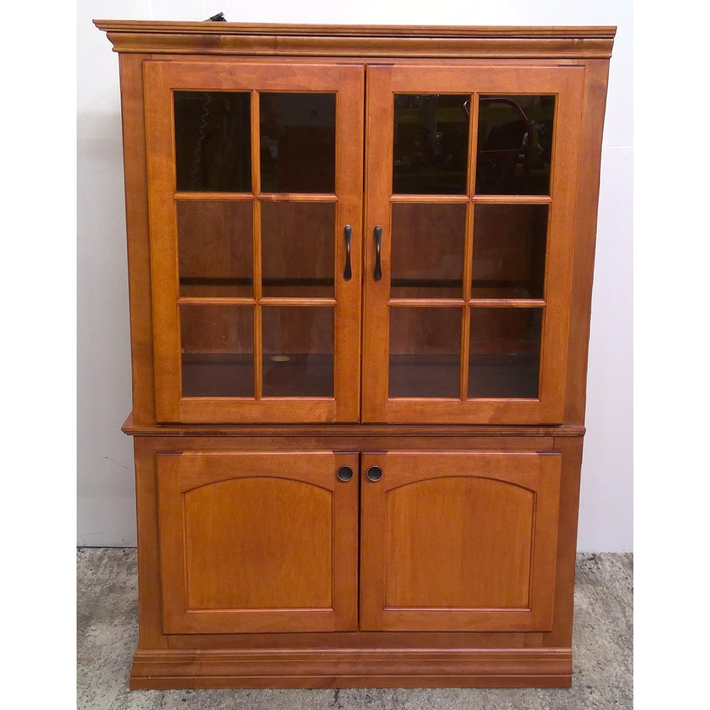 39" x 56" Glass Door Cabinet