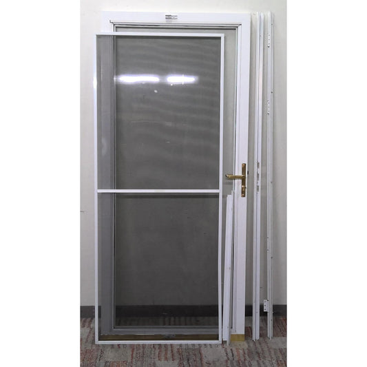 35.5" x 80" White Storm Door
