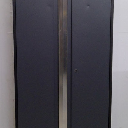 30" Black and Gray Steel Storage Locker
