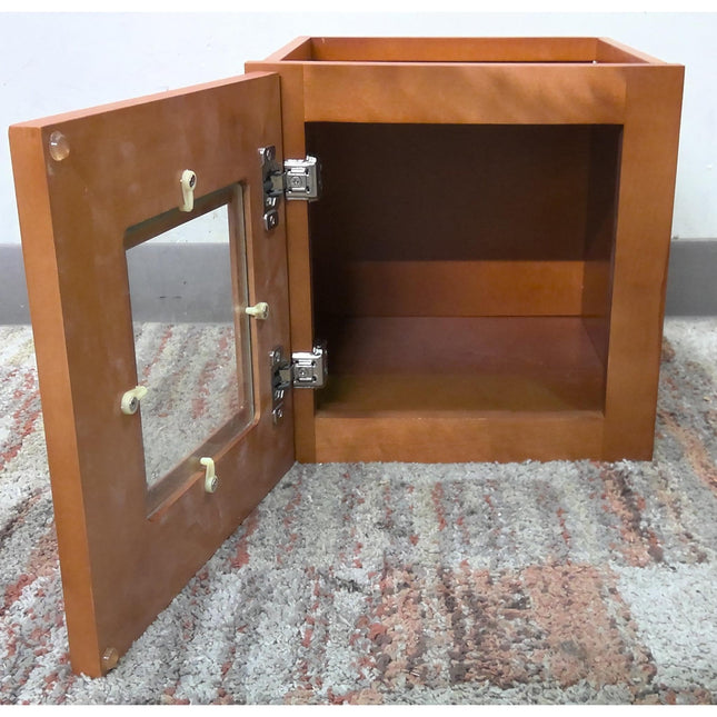12" x 12" Glass Door Upper Cabinet RTA