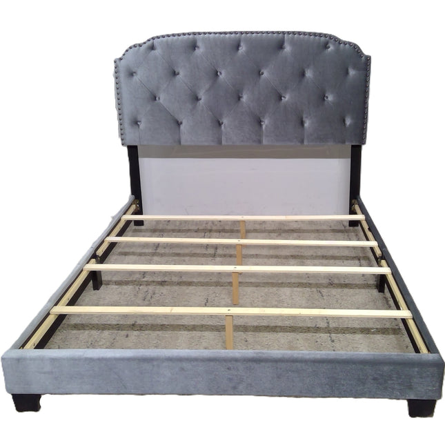 Queen Silver Bed Frame