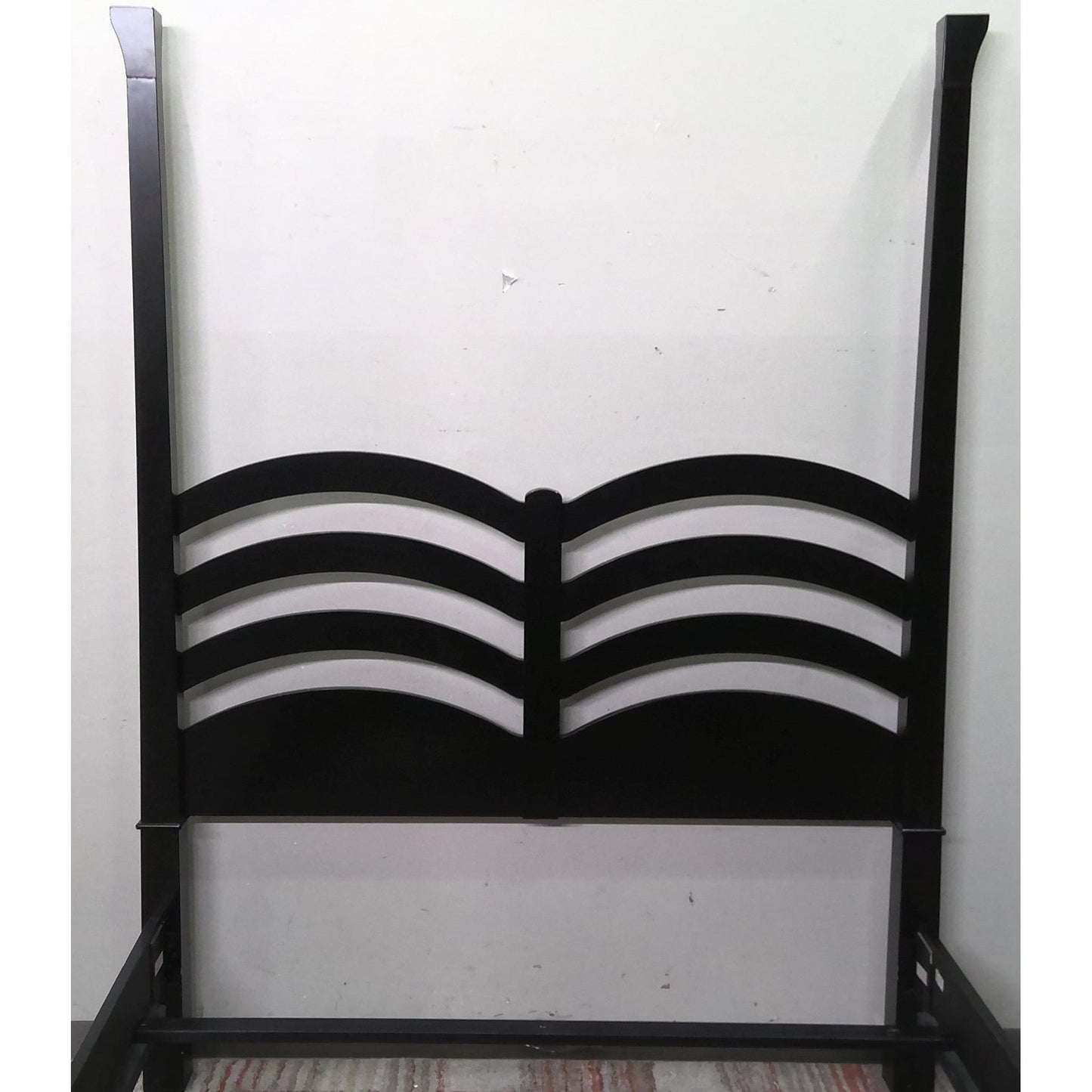 Black Queen Wood Bed Frame