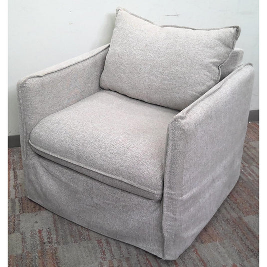 Gray Slouchy Lounge Chair
