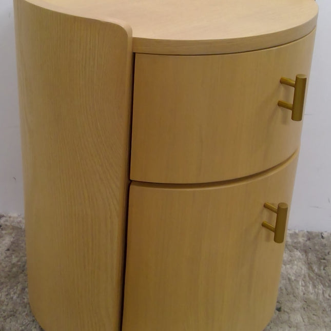 Miila 2-Drawer Nightstand - White Oak