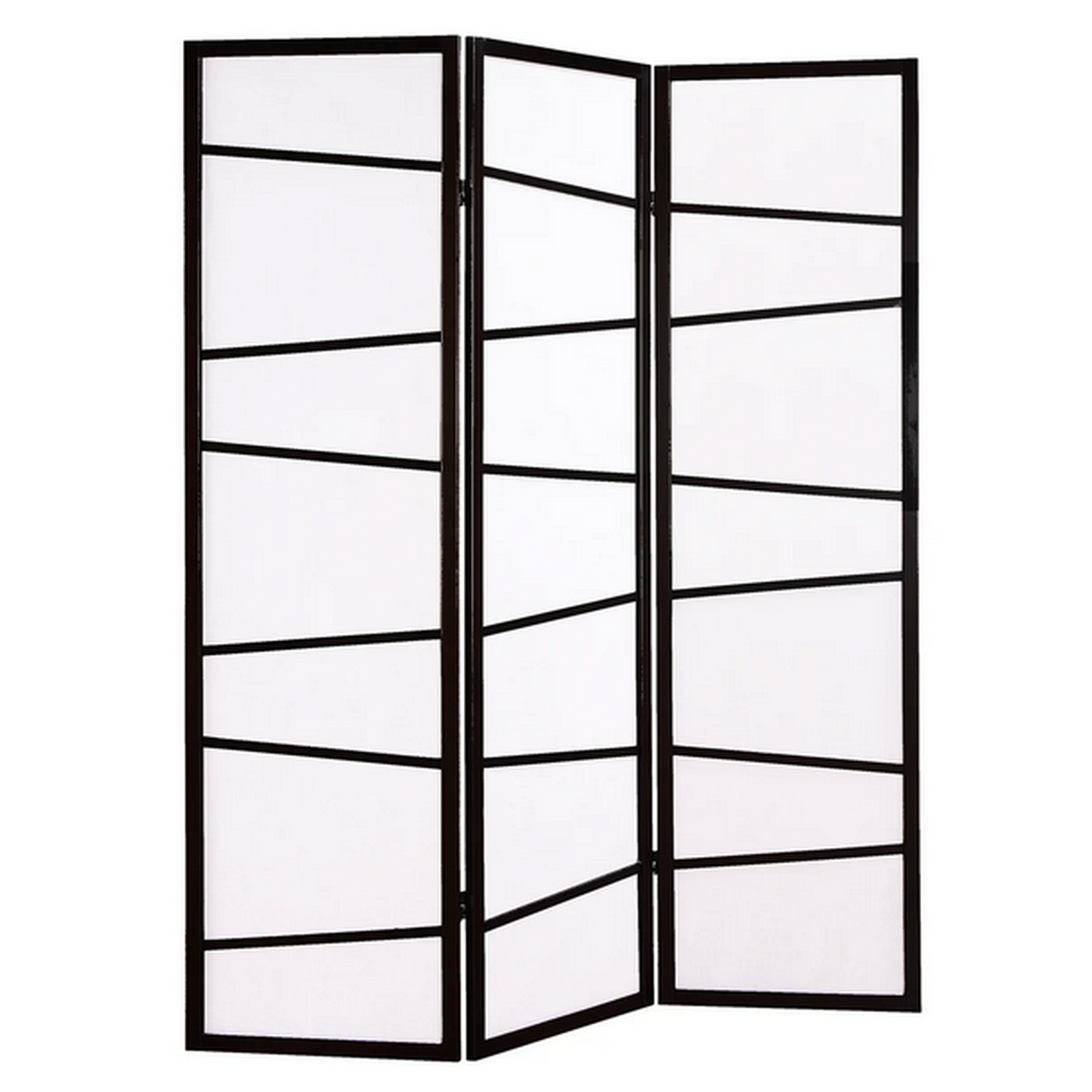 3-Panel Screen Room Divider - Black