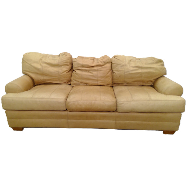 85" Leather Sofa