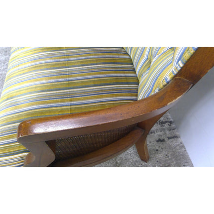Armchair with Striped Cushion