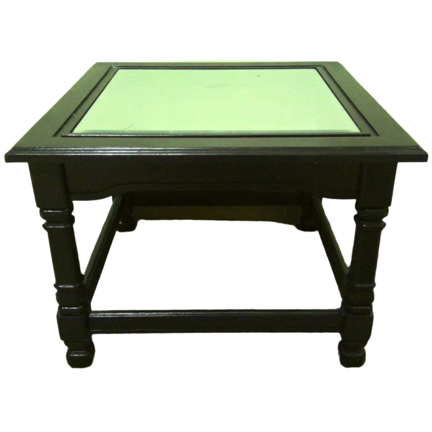 Mirror-Top End Table
