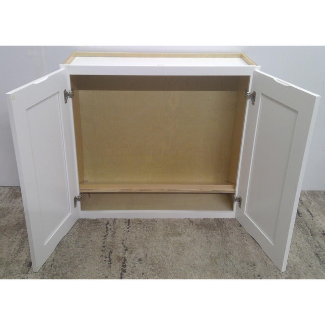 33" White Upper Cabinet