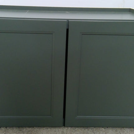 37" x 20.5" Green Upper Cabinet