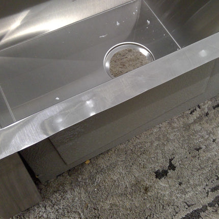 36" Undermount Apron Front Double Bowl Stainless Steel Sink