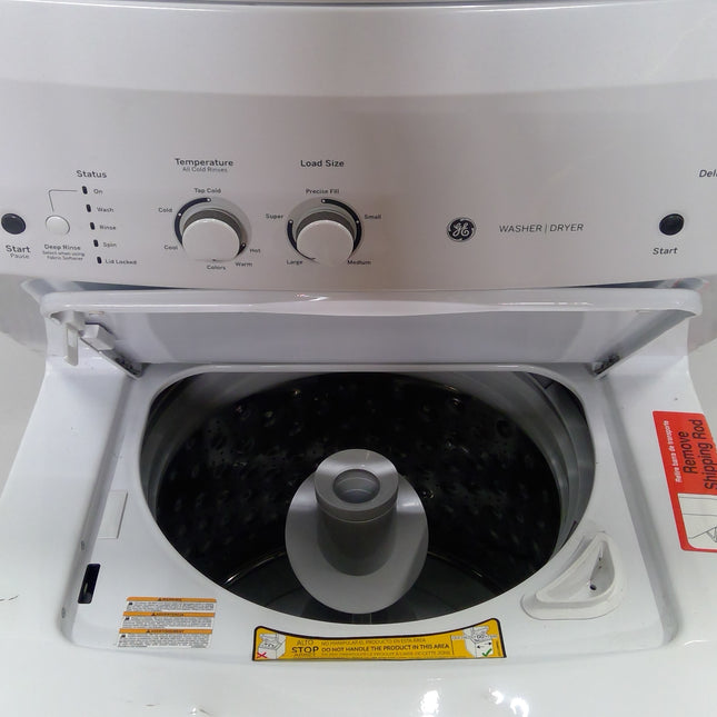 GE Unitized Spacemaker 3.8 cu. ft. Capacity Washer with Stainless Steel Basket and 5.9 cu. ft. Capacity Electric Dryer