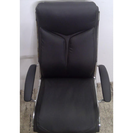 Black and Chrome Office Chair