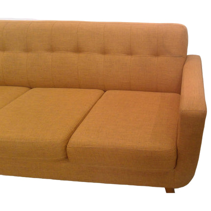 86" Orange Sofa