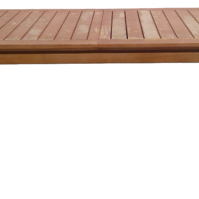 76.5" - 95.5" Outdoor Extendable Dining Table - Bronze Teak