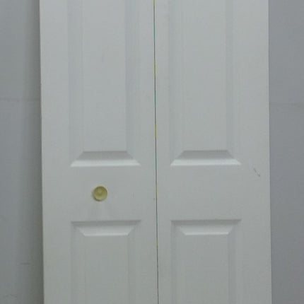 28.5" x 79" White Bifold Closet Door