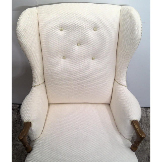 White Wingback Chair