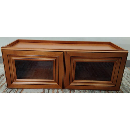 33" Glass Door Upper Cabinet RTA