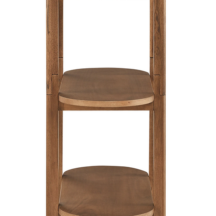 60 Inch Modern Wood Bookcase - 32 W x 15 D x 60 H" - Walnut