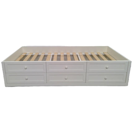 Twin White Trundle Bed with Drawers (Added 07/24/2026)