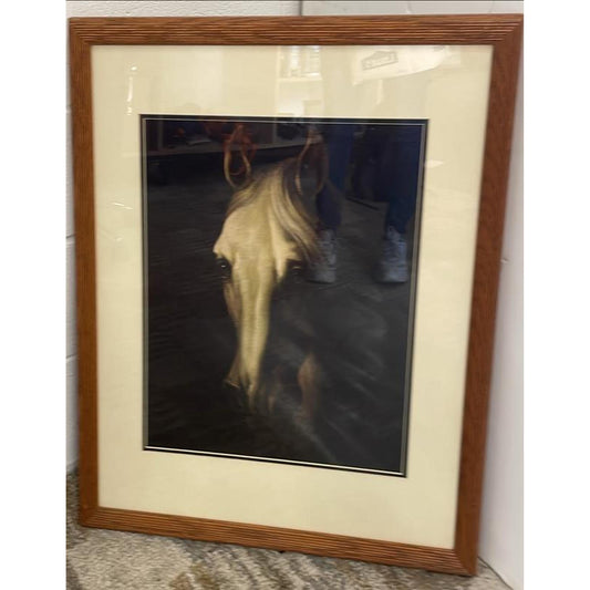 Vintage Horse Head Painting