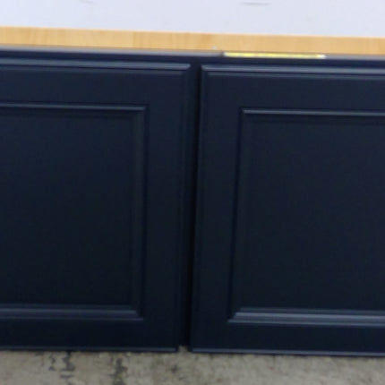 42" x 15" Shallow Blue Plywood Upper Cabinet