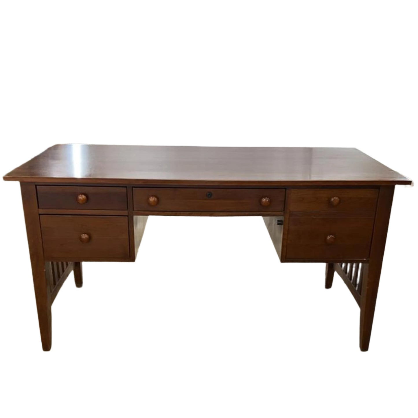 60" Autumn Cherry Computer Desk