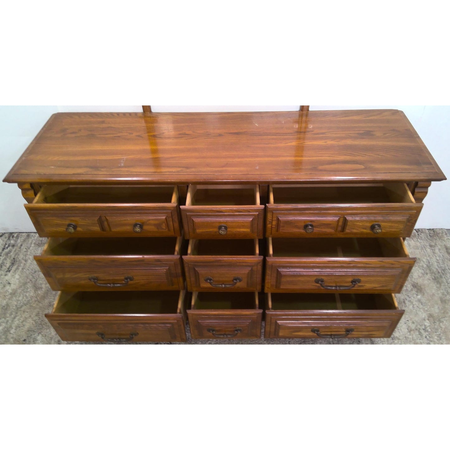 68" Dresser with Mirror