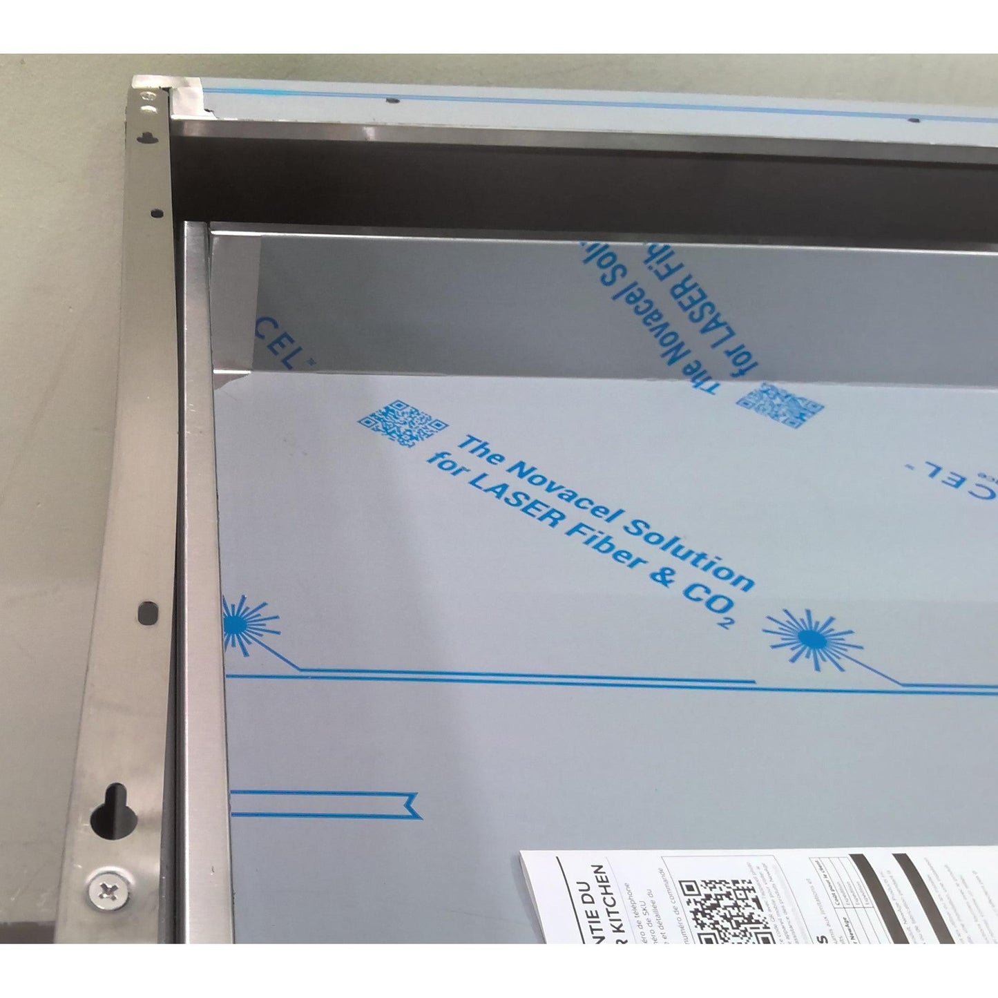 32" Steel Outdoor Kitchen Cabinet with Louvred Doors