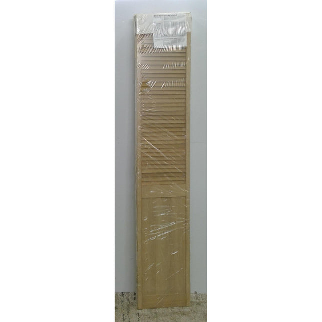 30' x 80" Louver Solid Oak Bifold Closet Door (Added 07/22/2026)
