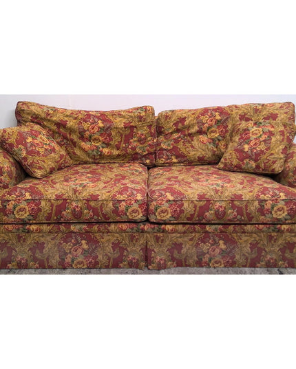 Red Floral Sofa
