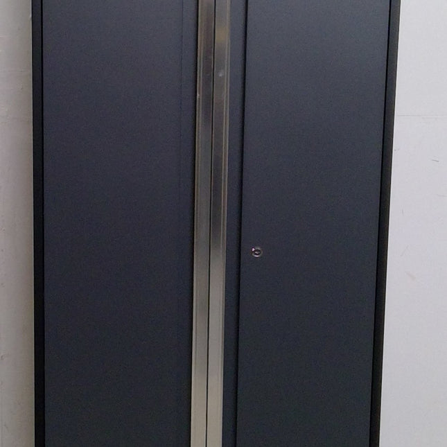 30" Black and Gray Steel Storage Locker